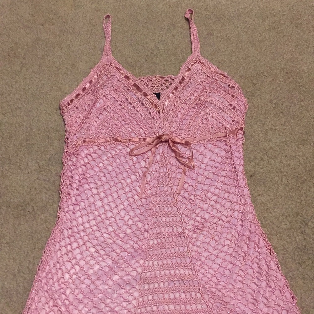 Pink crochet  top